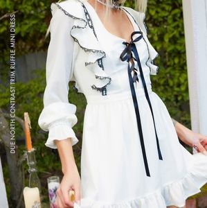 Sugarthrillz due north contrast trim dress